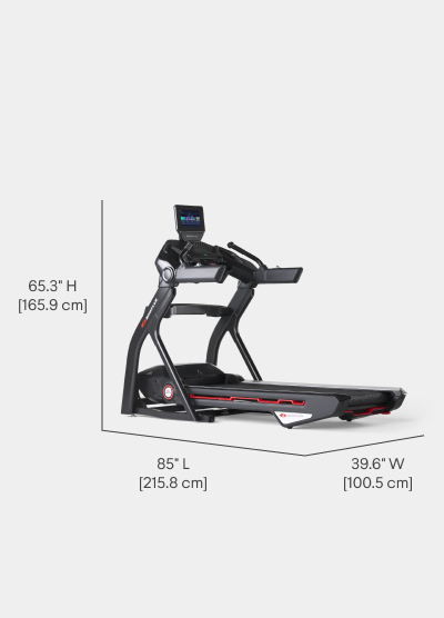 Treadmill 10 Dimensions - Length 85 inches, Width 39.6 inches, Height 65.3 inches