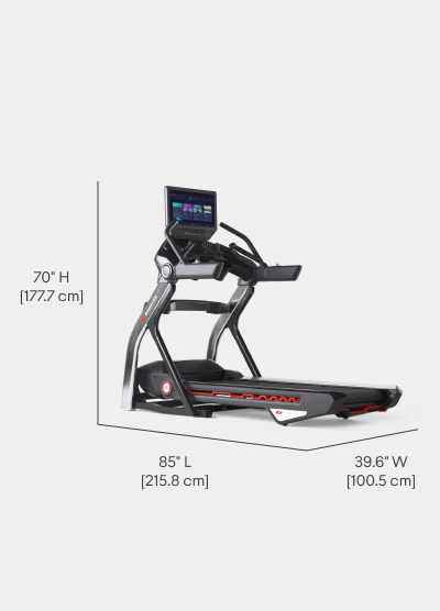 Treadmill 22 Dimensions - Length 85 inches, Width 39.6 inches, Height 70 inches